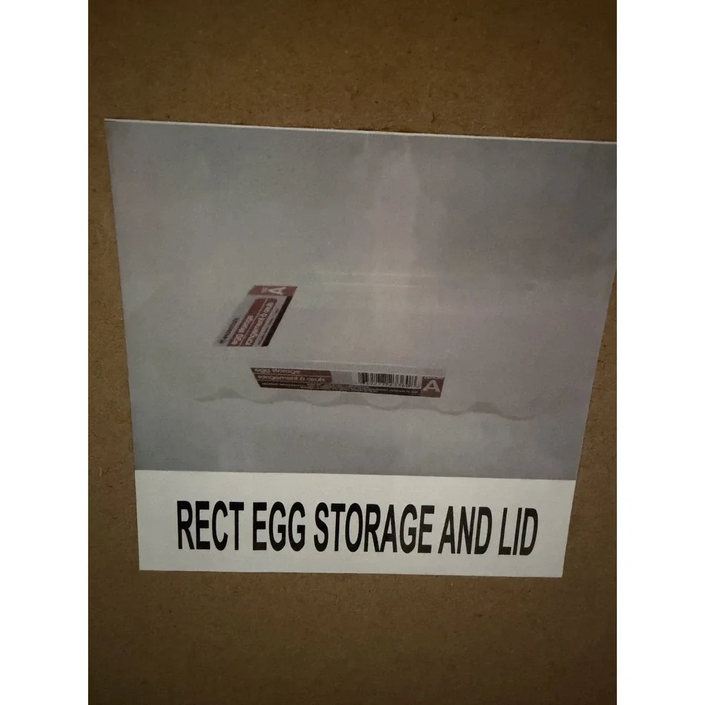 22pk Essentials™ Rectangular Plastic Egg Storage Container w Lid Hold 12Eggs NEW